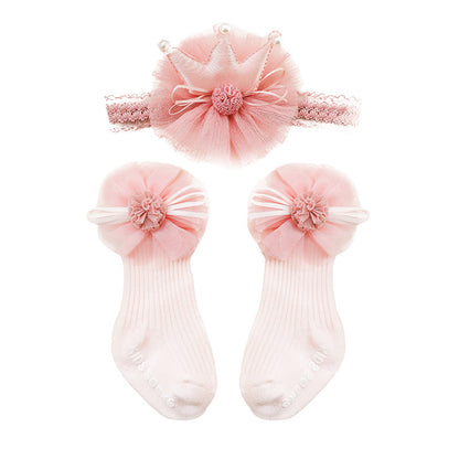 Baby Princess Hairband and Socks