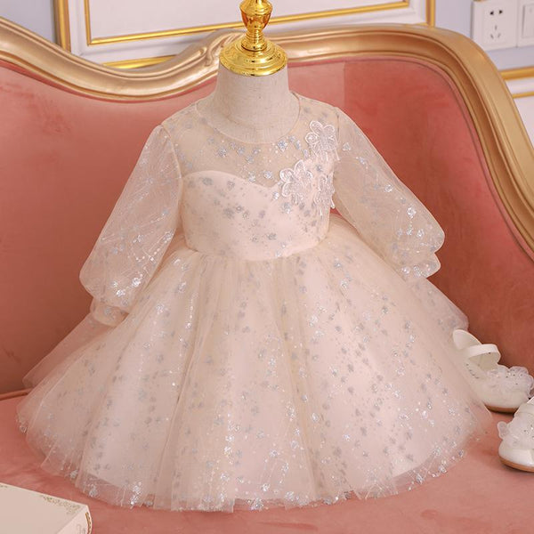 Elegant Cute Sequins Embroidery  Princess Dress