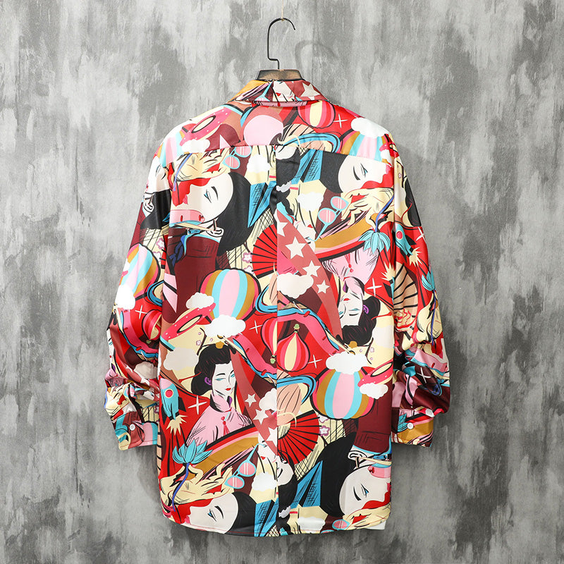 Japanese Ukiyo-e Singer Shirt
