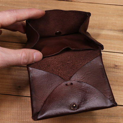 Retro Handmade Short Wallet Coin Purse