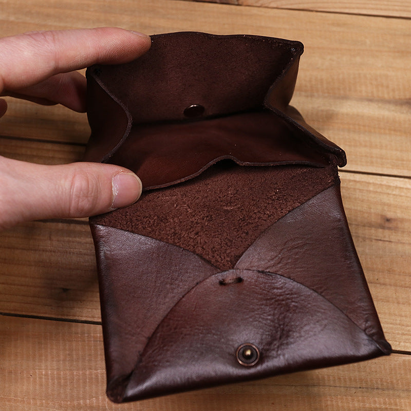 Retro Handmade Short Wallet Coin Purse