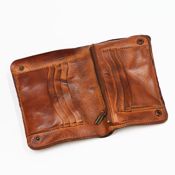 Retro Handmade Leather Wallet