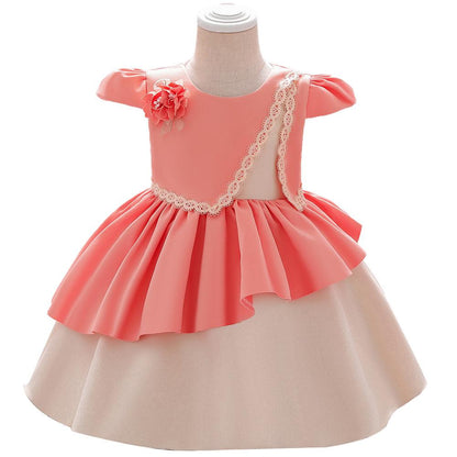 Elegant Baby Girls Summer Cute Fluffy  Party Dress