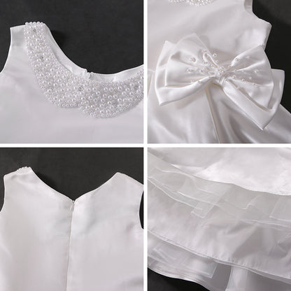 Elegant Flower Girl Fluffy Dress