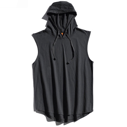 Loose Sleeveless Hoodie