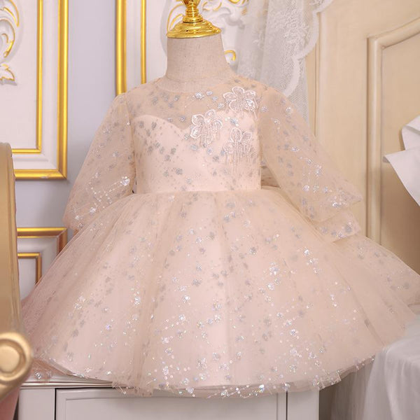 Elegant Cute Sequins Embroidery  Princess Dress