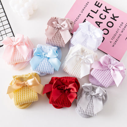 Baby Bowknot Mesh Socks