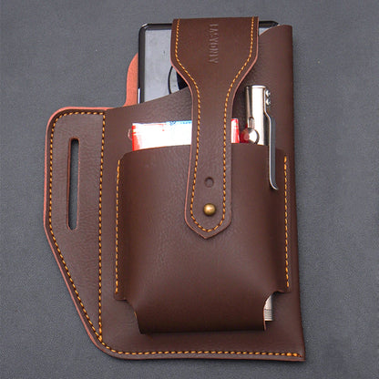 Multifunction Vertical Double Pocket Waist Bag