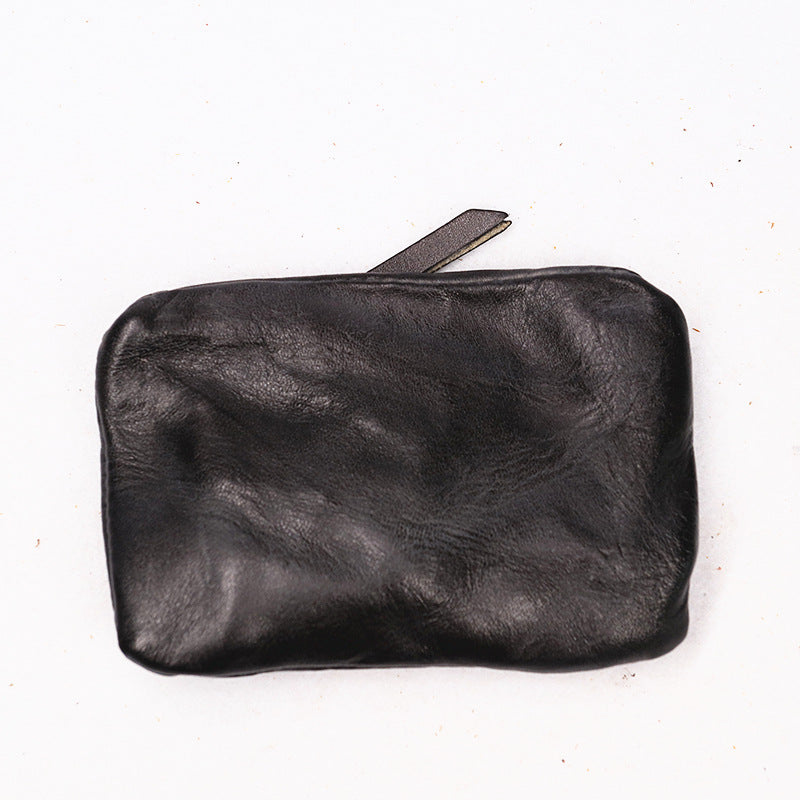 Vintage Leather Small Coin Wallet