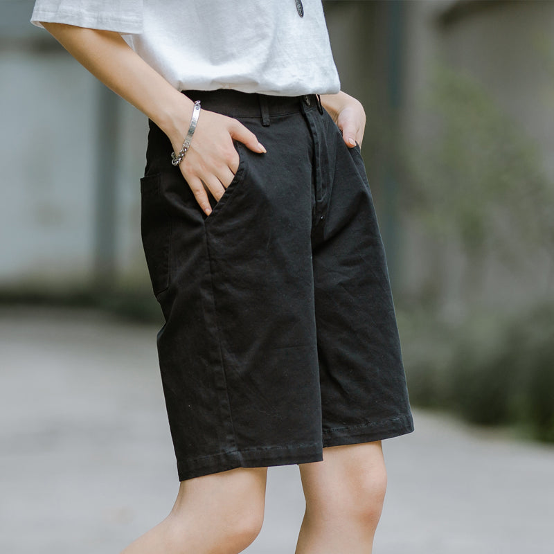 Japanese Loose Outdoor Cropped Shorts