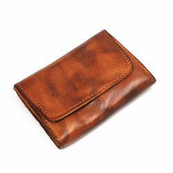 Retro Leather Buckle Small Coin Purse