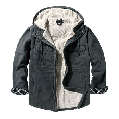 Casual Plus Fleece Long-sleeved Jacket