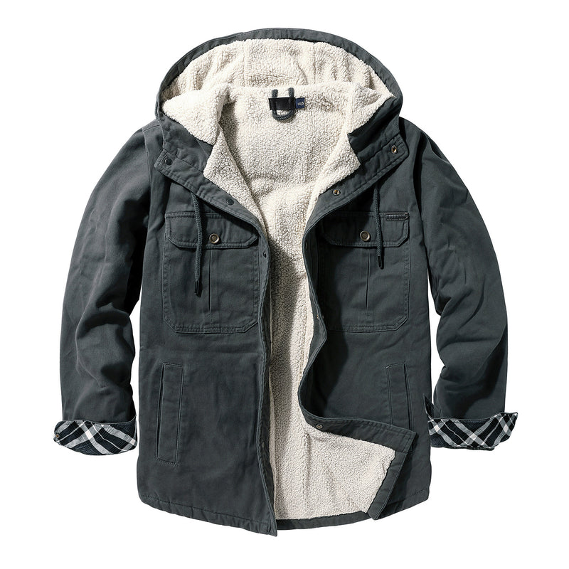 Casual Plus Fleece Long-sleeved Jacket