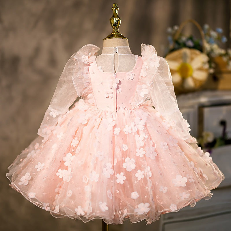 Flower Girl Puffy Princess Cake Dress