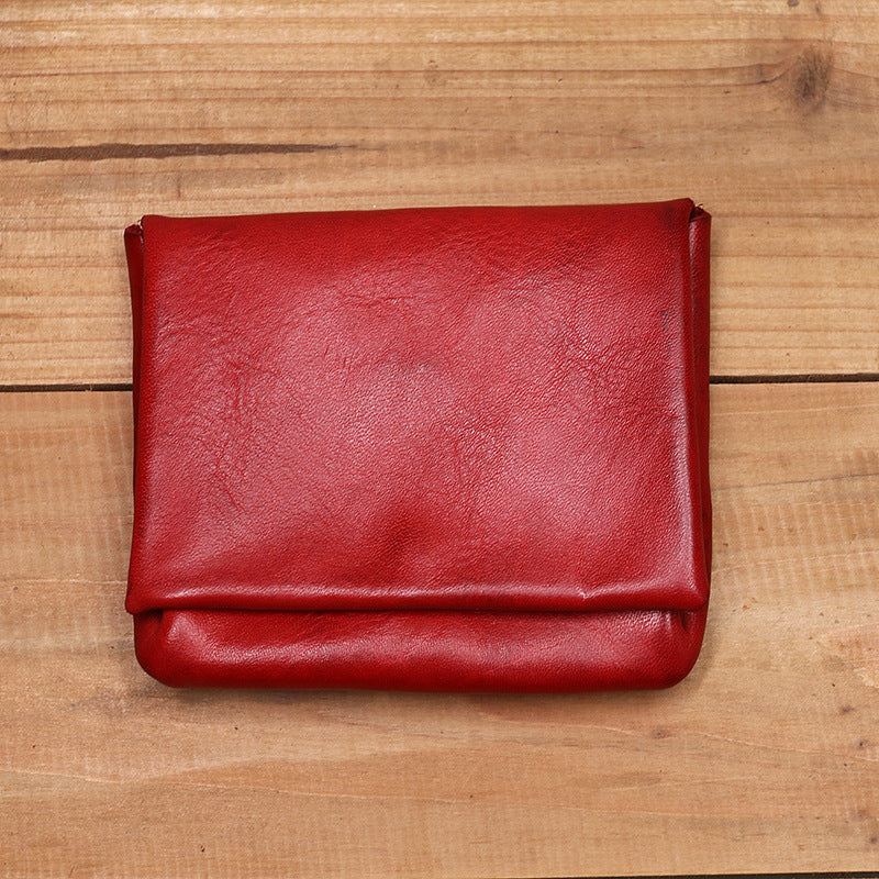 Retro Handmade Short Wallet Coin Purse