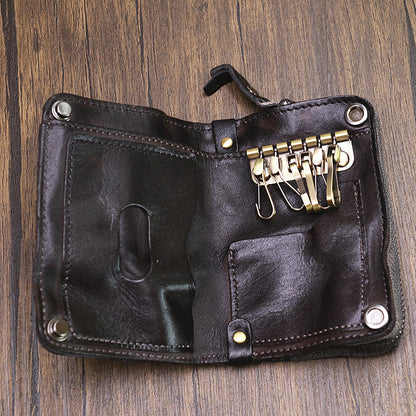 Multifunctional Wallet Card Coin Purse Leather Key Case