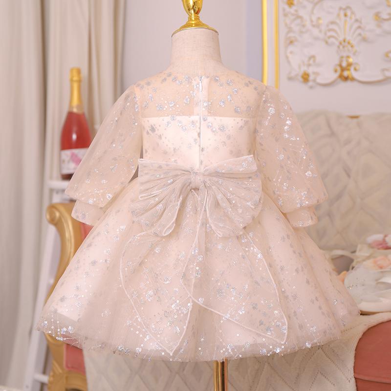 Elegant Cute Sequins Embroidery  Princess Dress