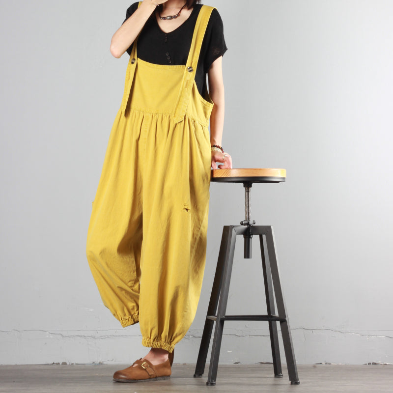Retro Loose Overalls