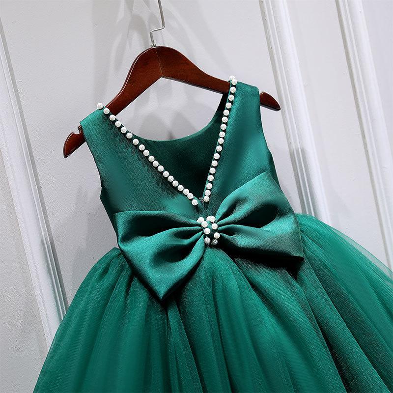 Summer Baby Girls Bow-knot Party Birthday Dress