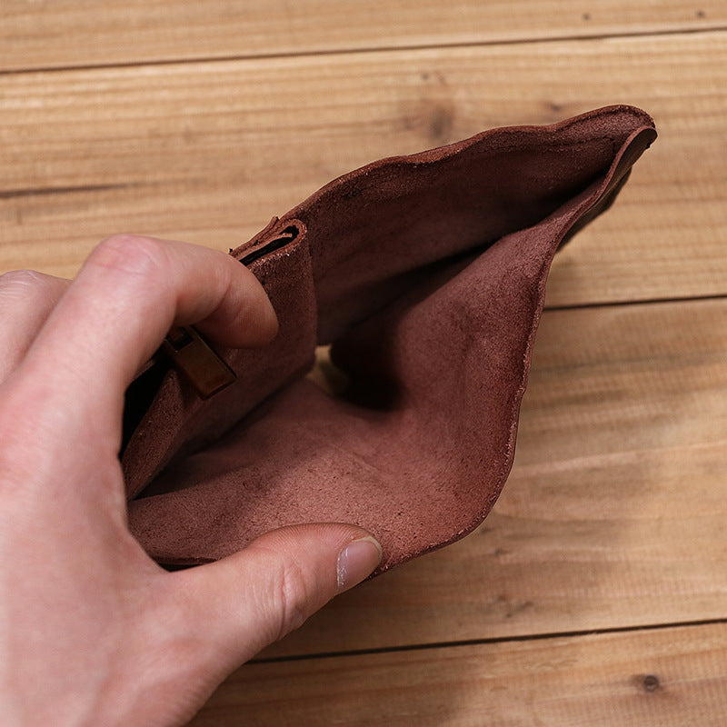Vintage Handmade Leather Cash Wallet