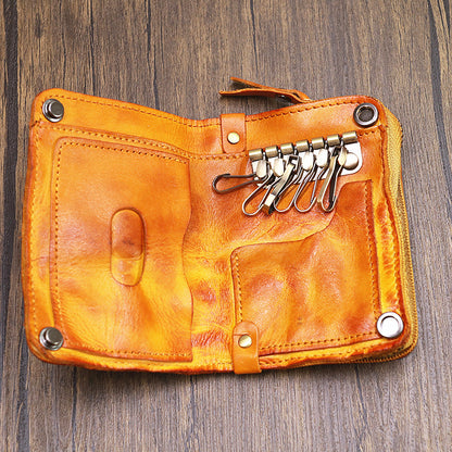 Multifunctional Wallet Card Coin Purse Leather Key Case