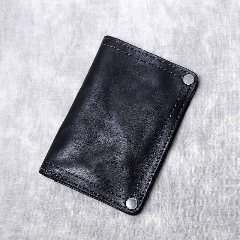 Leather Handmade Multi Card Slots Cash Wallet