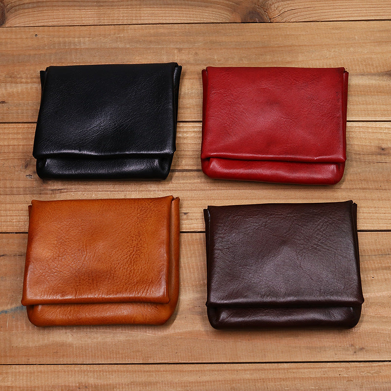 Retro Handmade Short Wallet Coin Purse