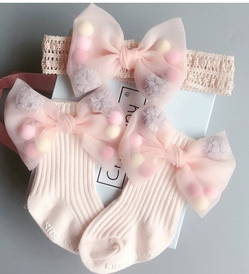 Baby Princess Hairband and Socks