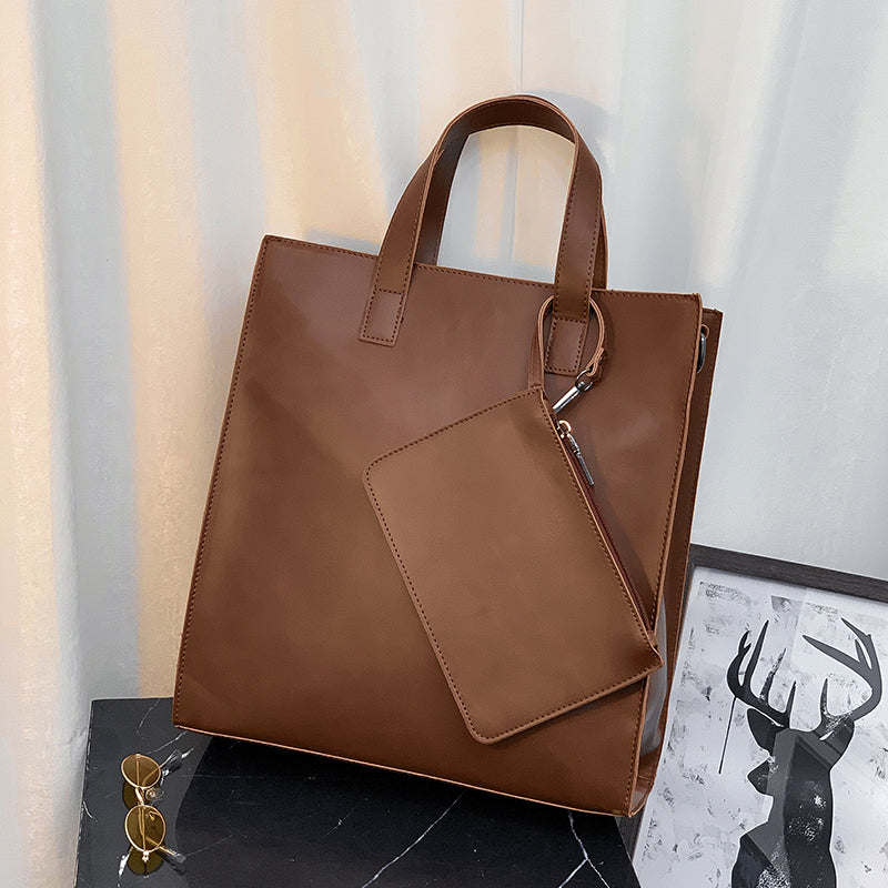 Business PU Portable Shoulder Bag
