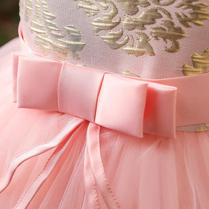 Baby Girls Mesh Cute Fluffy  Party Dress