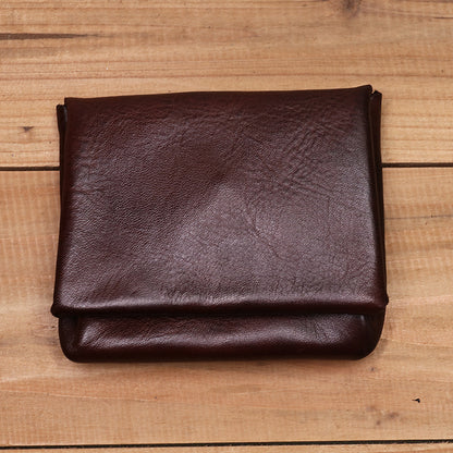 Retro Handmade Short Wallet Coin Purse