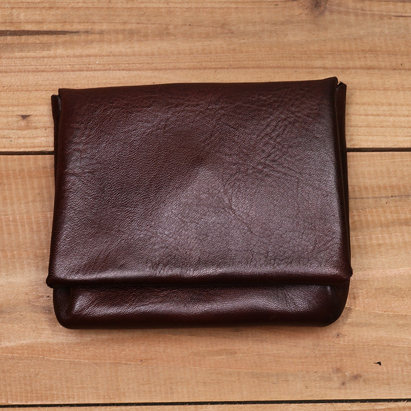Retro Handmade Short Wallet Coin Purse