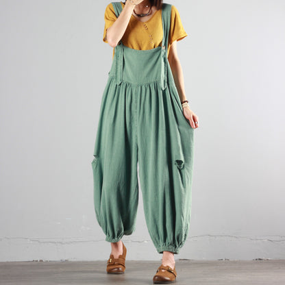 Retro Loose Overalls