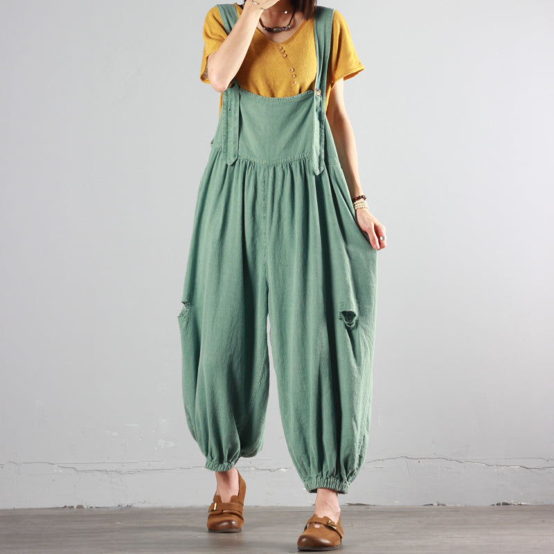 Retro Loose Overalls
