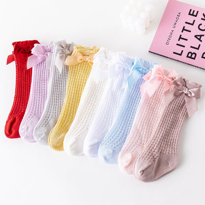 Baby Bowknot Mesh Socks