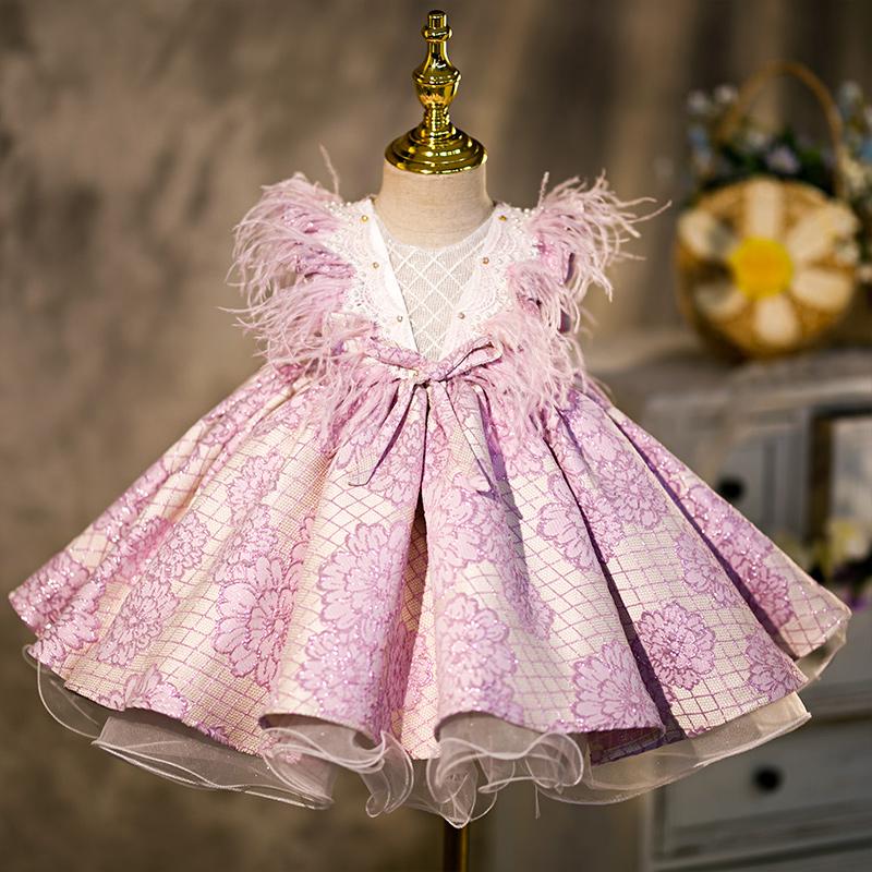 Elegant Cute Flower Embroidery Princess Dress