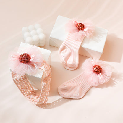 Baby Princess Hairband and Socks