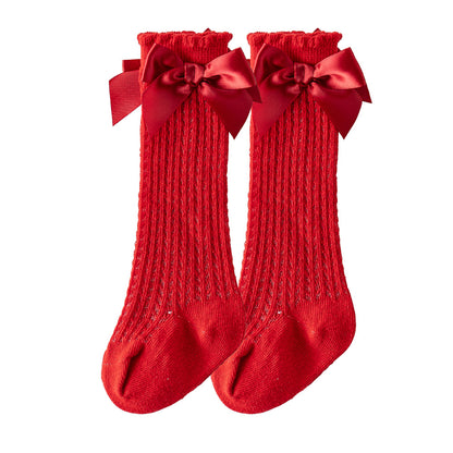 Baby Bowknot Mesh Socks