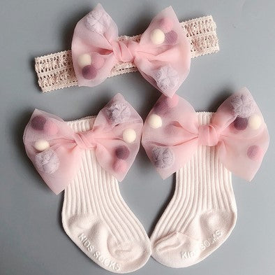 Baby Princess Hairband and Socks