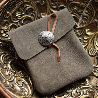 Cowhide Shoulder Messenger Mini Bag