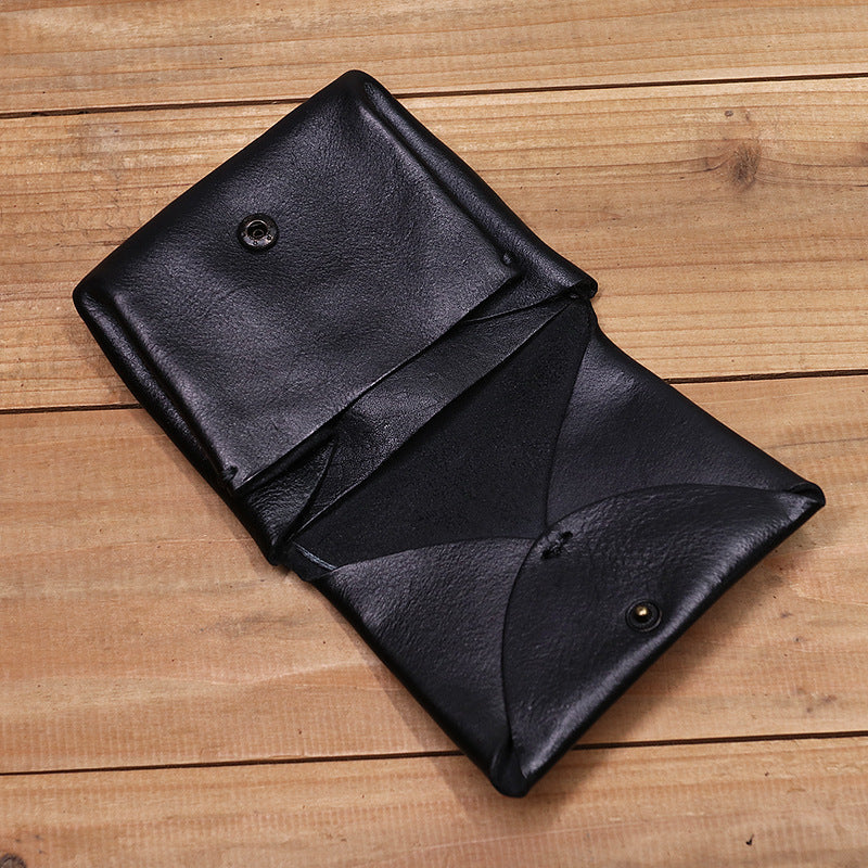 Retro Handmade Short Wallet Coin Purse