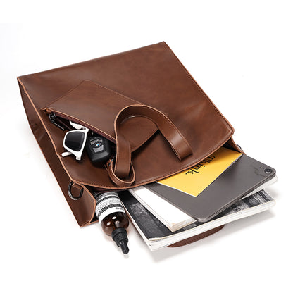 Business PU Portable Shoulder Bag