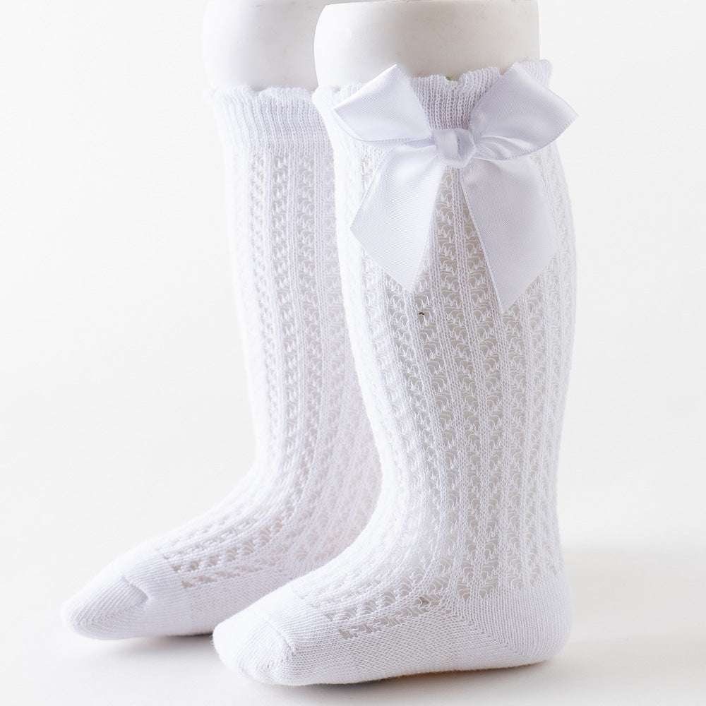 Baby Bowknot Mesh Socks