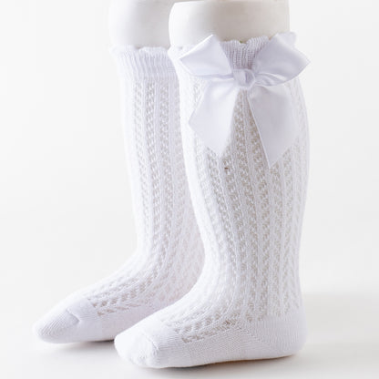 Baby Bowknot Mesh Socks