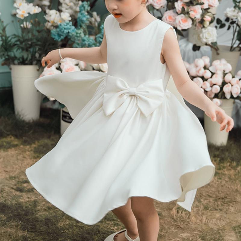 Elegant Bow Birthday Dress