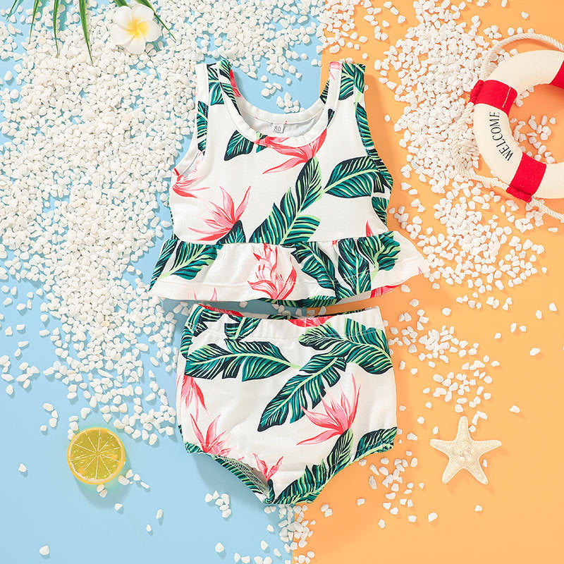 Girls Cute Printed Bikini