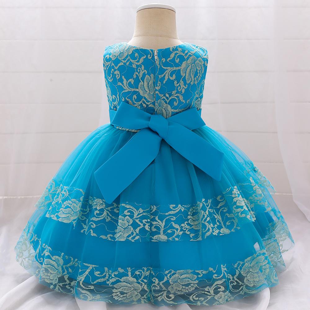 Baby Girls Summer Cute Fluffy  Lace Dress