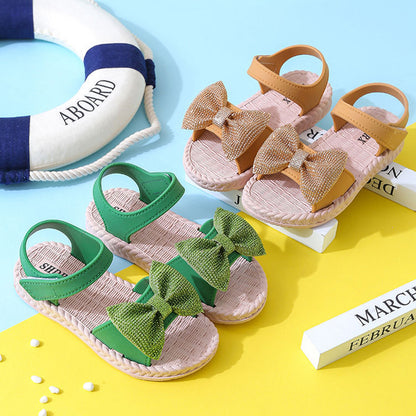 Cute Summer Bow Baby Girl Sandals