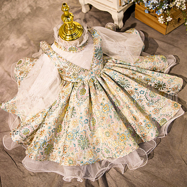 Flower Puffy Princess Dress