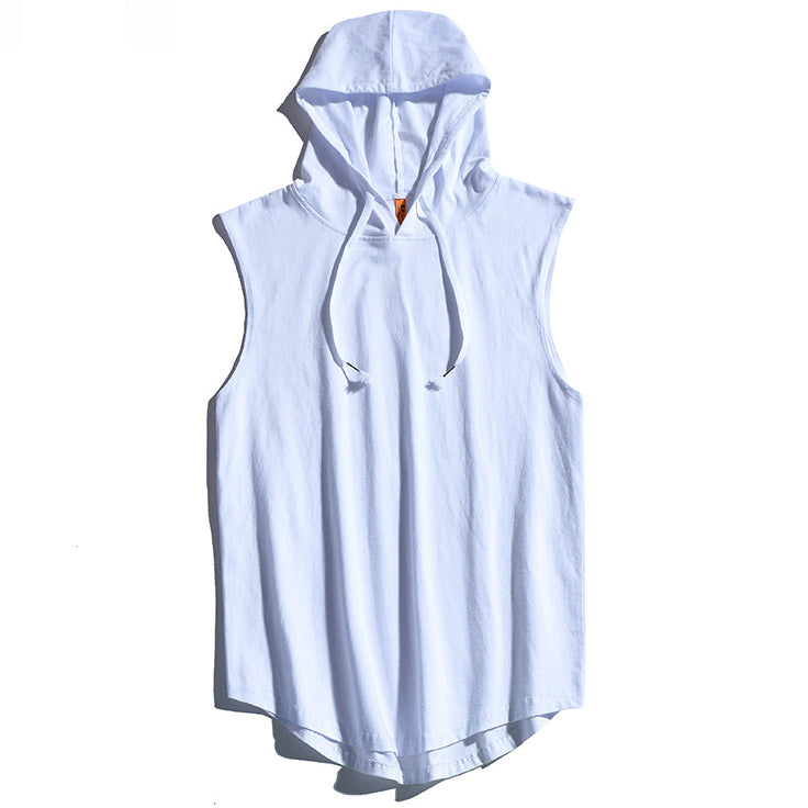 Loose Sleeveless Hoodie